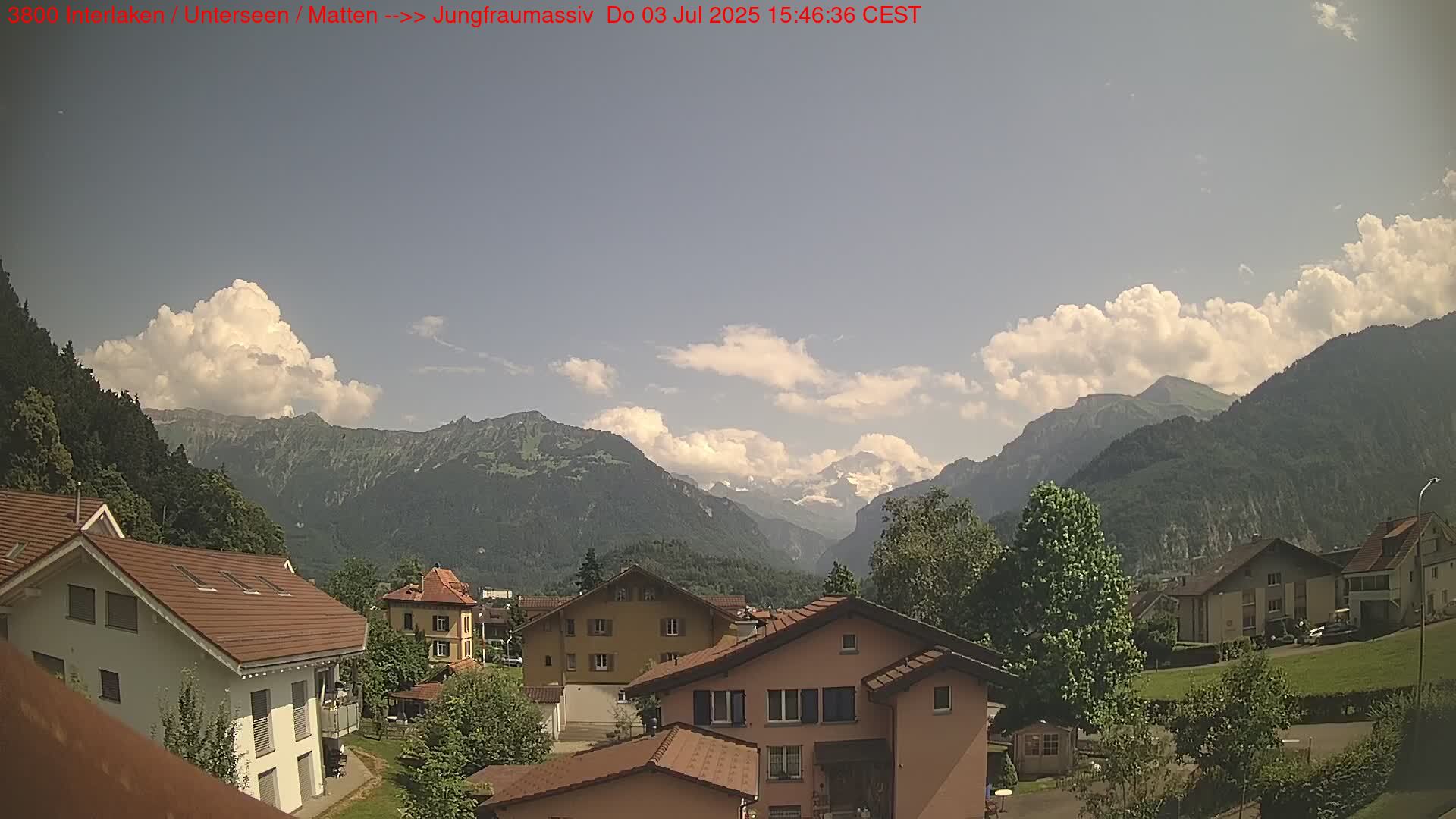 Unterseen Richtung Jungfraumassiv